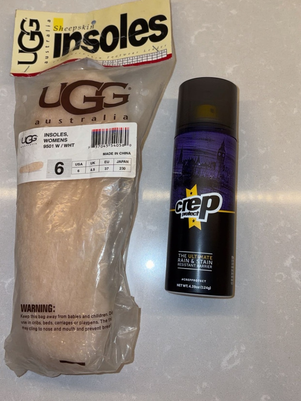 UGG Sheepskin Insoles in Natural Beige